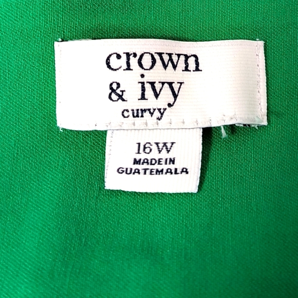 Women's Green Pants /  Size 16 - Picture 6 of 8